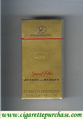 Benson and Hedges Special Filter cigarettes hard box